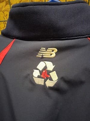 *Rare* New Balance Fenway Park Productions Jacket Mens Medium Navy Red Sox Zip - Thumbnail 8