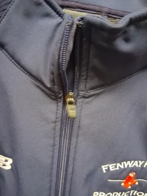 *Rare* New Balance Fenway Park Productions Jacket Mens Medium Navy Red Sox Zip - Thumbnail 6