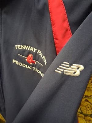 *Rare* New Balance Fenway Park Productions Jacket Mens Medium Navy Red Sox Zip - Thumbnail 5
