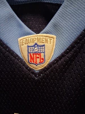 Vintage Reebok Tennessee Titans Chris Johnson #28 Blue NFL Men’s Jersey Size 2XL - Thumbnail 3