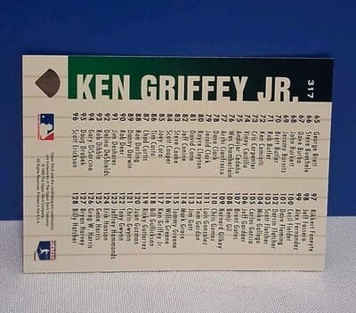 1994 Upper Deck Collector's Choice - Checklist Ken Griffey Jr #317 - Thumbnail 2