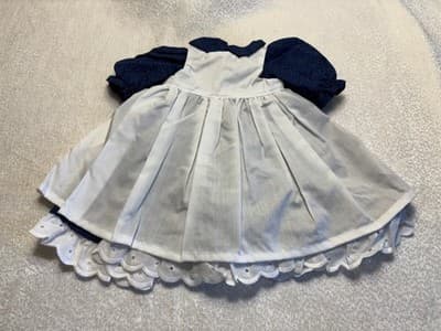 Hand-made Doll Dress For 18" Doll, Play Dress and Pinafore - Thumbnail 2