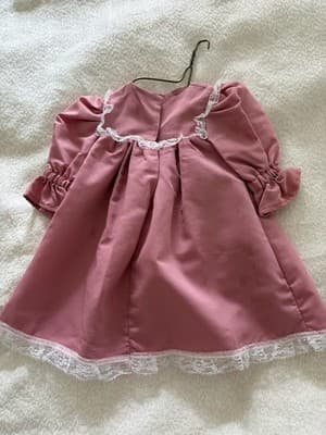 Beautiful Handmade Doll Dress For 18" American Girl Doll Colonial Dress Style - Thumbnail 2