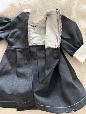 Beautiful Handmade Doll Dress For 18" American Girl Doll Colonial Dress - Thumbnail 3