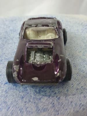 1969 Johnny Lightning Custom Ferrari Topper Purple / White Interior VTG - Thumbnail 3