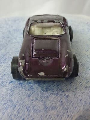 1969 Johnny Lightning Custom Ferrari Topper Purple / White Interior VTG - Thumbnail 4