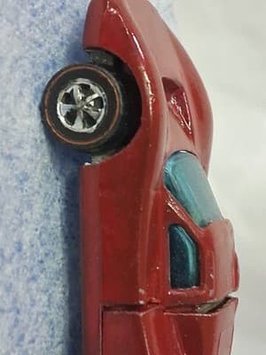1968 USA Hot Wheels Ford Mark IV Red Enamel Redline Toy Car Hong Kong - Thumbnail 9