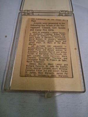 Catholic Committee Scout Award For Religious Service with Original Case Vintage - Thumbnail 6