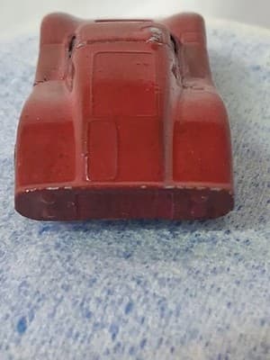 1968 USA Hot Wheels Ford Mark IV Red Enamel Redline Toy Car Hong Kong - Thumbnail 6