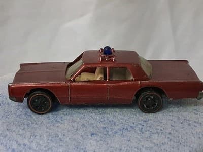 Fire Chief Cruiser Spectraflame Red Vtg 1968 Hot Wheels Mattel Redline Repaint