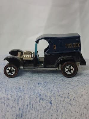 Hot Wheels 25th Anniversary Red Lines Paddywagon - Black/Blue - #2