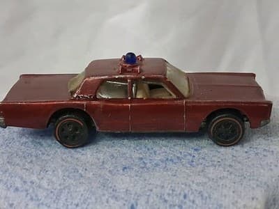 Fire Chief Cruiser Spectraflame Red Vtg 1968 Hot Wheels Mattel Redline Repaint - Thumbnail 4