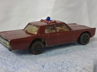Fire Chief Cruiser Spectraflame Red Vtg 1968 Hot Wheels Mattel Redline Repaint - Thumbnail 5