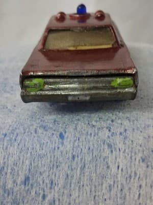 Fire Chief Cruiser Spectraflame Red Vtg 1968 Hot Wheels Mattel Redline Repaint - Thumbnail 7