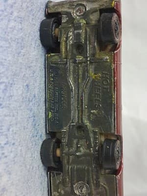 Fire Chief Cruiser Spectraflame Red Vtg 1968 Hot Wheels Mattel Redline Repaint - Thumbnail 10