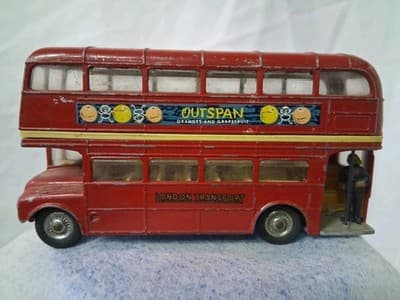 Vintage Corgi London Transport "Routemaster" Bus (1960's) "Outspan"