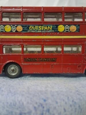Vintage Corgi London Transport "Routemaster" Bus (1960's) "Outspan" - Thumbnail 8