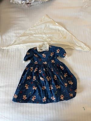 Cute Teddy Bear Handmade Designer Doll Dress For 18" American Girl Doll Dress