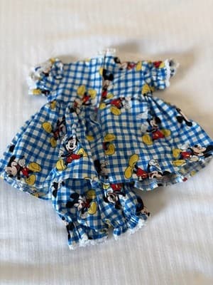 Mickey Mouse Handmade Designer Doll Dress For 18" American Girl Doll Dress - Thumbnail 2