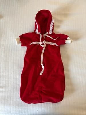 Lovely Red Hooded Handmade Designer Doll Dress For 18" American Girl Doll Dress
