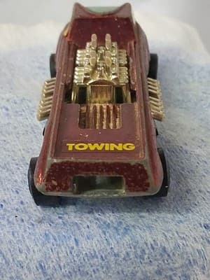🚩 JOHNNY LIGHTNING TOPPER RARE " RED " HAIRY HAULER - Thumbnail 6
