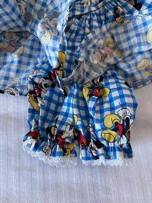 Mickey Mouse Handmade Designer Doll Dress For 18" American Girl Doll Dress - Thumbnail 3