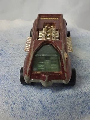 🚩 JOHNNY LIGHTNING TOPPER RARE " RED " HAIRY HAULER - Thumbnail 5