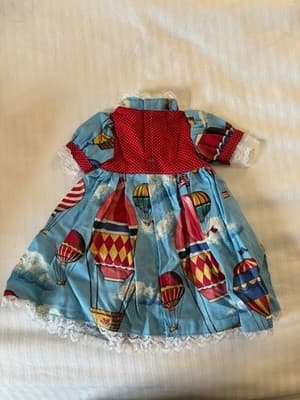 Beautiful Handmade Designer Outfit Dress For 18" American Girl Doll Colorful - Thumbnail 2