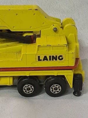 Matchbox Super Kings Lesney 1974 No. K-12 “Hercules” Mobile Crane Laing - Thumbnail 6