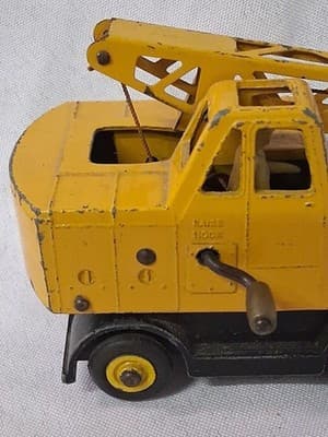 Vintage Dinky Supertoys Coles Mobile Crane England Lesney Last 1940s Era Nice! - Thumbnail 2