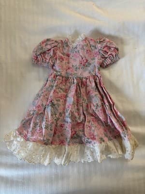Lovely Pink Handmade Designer Dress For 18" American Girl Doll Beautiful - Thumbnail 2