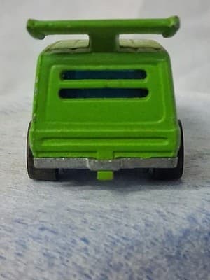 Vintage 1976 Hot Wheels Spoiler Sport Green Double Window BW Blackwall Hong Kong - Thumbnail 7