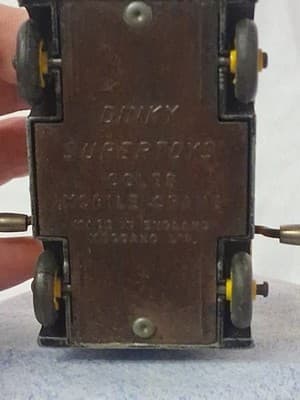 Vintage Dinky Supertoys Coles Mobile Crane England Lesney Last 1940s Era Nice! - Thumbnail 11