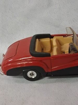 Corgi 13cm Long Diecast 814 - 1952 Rolls Royce Silver Dawn - Red/Black 🇬🇧 - Thumbnail 3