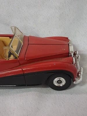 Corgi 13cm Long Diecast 814 - 1952 Rolls Royce Silver Dawn - Red/Black 🇬🇧 - Thumbnail 2