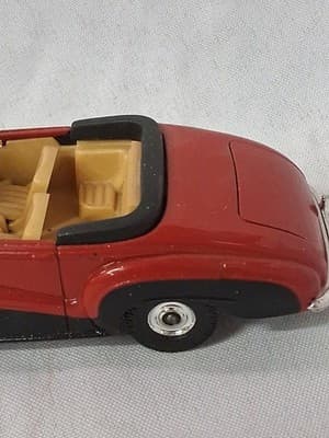 Corgi 13cm Long Diecast 814 - 1952 Rolls Royce Silver Dawn - Red/Black 🇬🇧 - Thumbnail 7