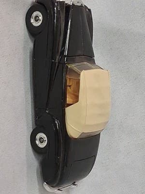 B50 1:36 CORGI TOYS Bentley R Series Black/Beige Top Made In Great Britain 🇬🇧 - Thumbnail 5