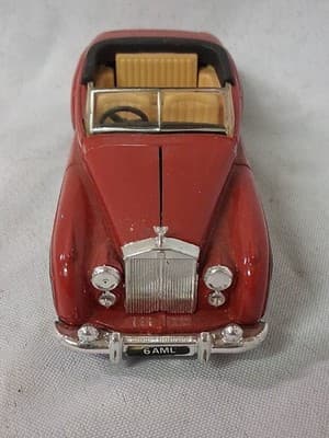 Corgi 13cm Long Diecast 814 - 1952 Rolls Royce Silver Dawn - Red/Black 🇬🇧 - Thumbnail 4