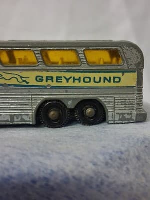 Vintage Matchbox Lesney No. 66 Coach Greyhound Bus Made in England Yellow Window - Thumbnail 3