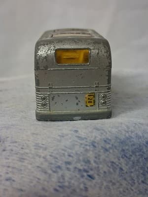 Vintage Matchbox Lesney No. 66 Coach Greyhound Bus Made in England Yellow Window - Thumbnail 10