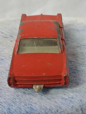 Vintage Lesney Matchbox Series No 22 Red Die Cast Pontiac GP Sports Coupe 1964 - Thumbnail 8