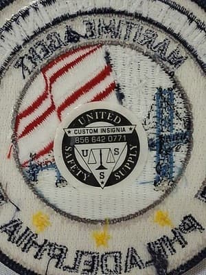 FBI PHILADELPHIA MARITIME AGENT CLOTH POLICE PATCH FLASHER New - Thumbnail 3