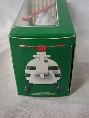 Hess Minature Helicopter Green & White 2005 Boxed New - Thumbnail 4