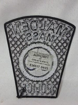 Malden Police Massachusetts MA Patch Custom Autism Acceptance - Thumbnail 2