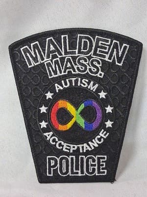 Malden Police Massachusetts MA Patch Custom Autism Acceptance