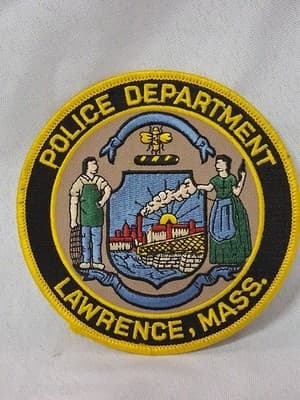 LAWRENCE POLICE MASSACHUSETTS FABRIC PATCH