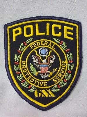 Federal Protective Service POLICE Iron-on Patch
