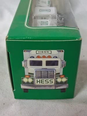 2001 Miniature Hess Racer Car Transport - New In Box - Thumbnail 4