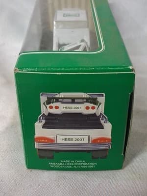 2001 Miniature Hess Racer Car Transport - New In Box - Thumbnail 5