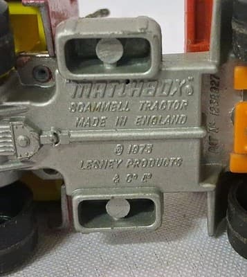 Matchbox Lesney Super Kings K-17 Semi Scammell Crusader Trailer Truck Diecast🚛 - Thumbnail 11